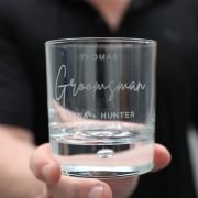 Engraved Bridal Party Round 305ml Scotch Glass