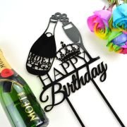 Moet Birthday Cake Topper