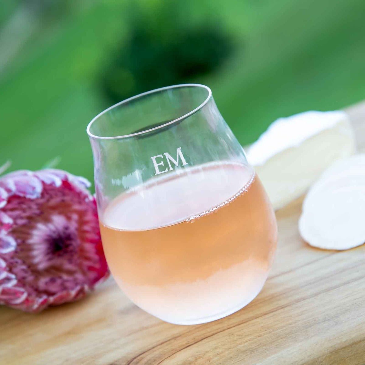 Engraved Classic Contour 430ml Stemless Wine Glass