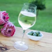 Engraved Classic Contour 350ml Wine Glass
