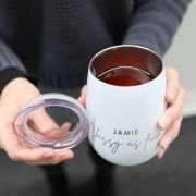 Engraved Classy As White Wine Sipper