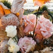 Engraved Acrylic Bouquet Table Number