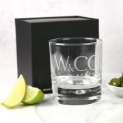 Engraved Corporate 305ml Round Scotch Glass