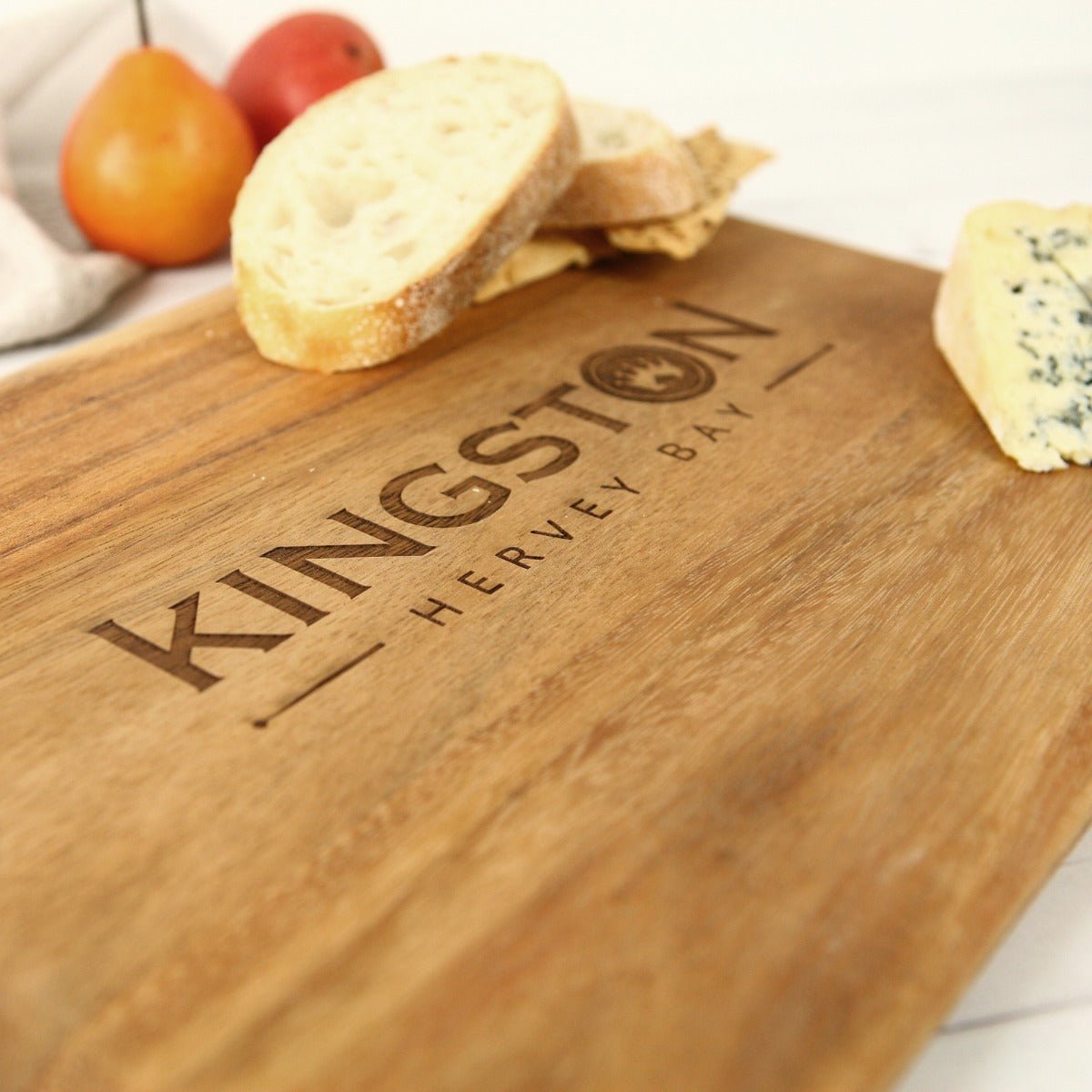 Engraved Rectangle Acacia Wood Serving Board Corporate Gift