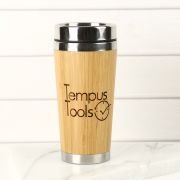 Engraved Corporate Bamboo 400ml Travel Mug