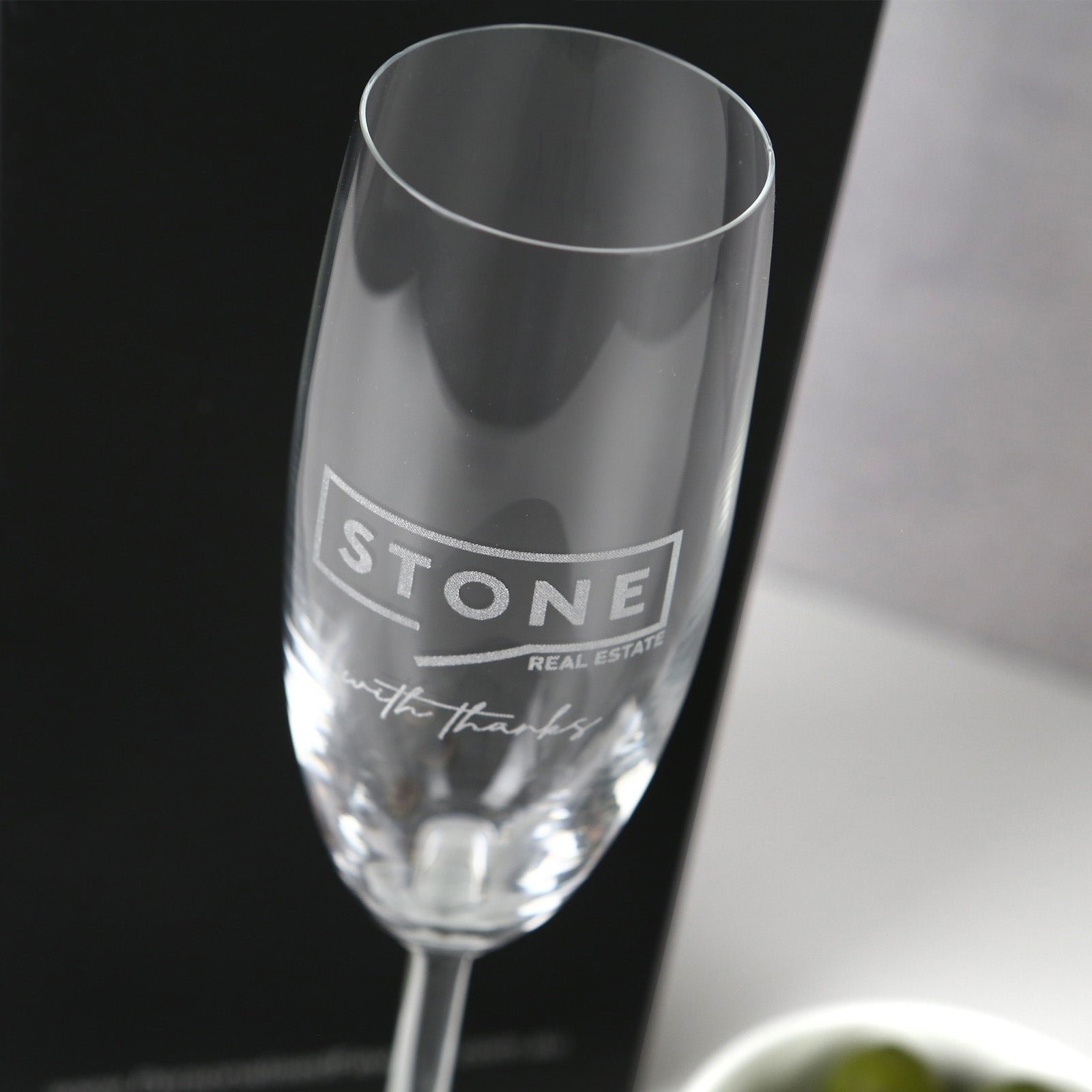 Engraved Corporate 195ml Champagne Glass