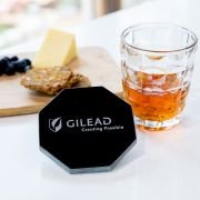 Engraved Octagonal Marble Coaster Corporate Gift