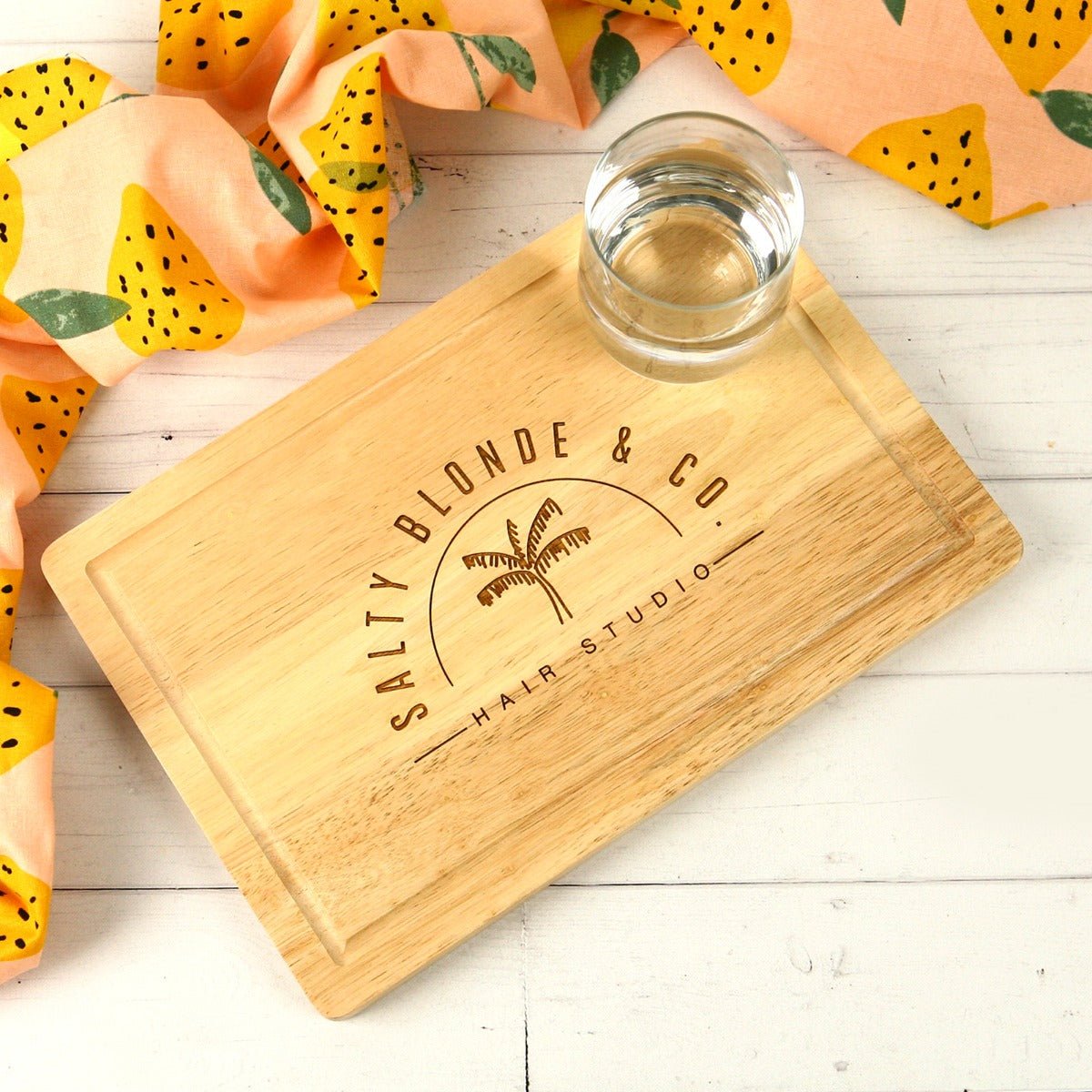 Engraved Rectangle Cheese Chopping Board Corporate Gift
