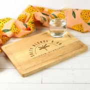 Engraved Rectangle Cheese Chopping Board Corporate Gift