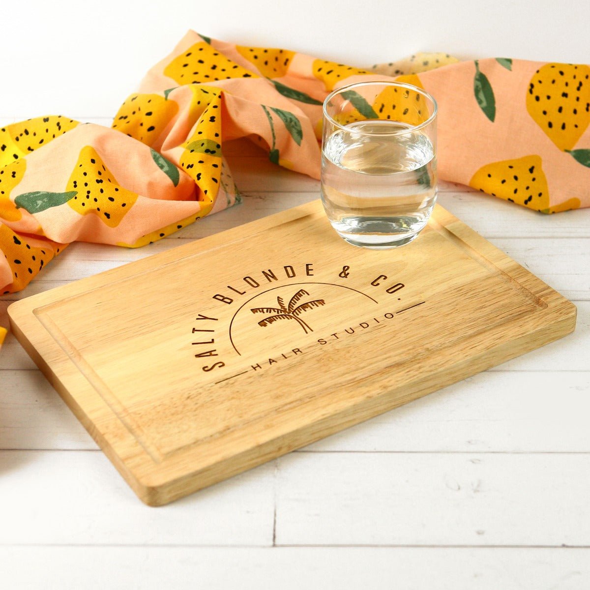 Engraved Rectangle Cheese Chopping Board Corporate Gift