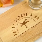 Engraved Rectangle Cheese Chopping Board Corporate Gift