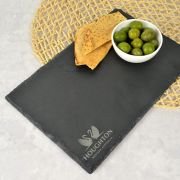 Engraved Rectangle Slate Cheese Chopping Board Corporate Gift