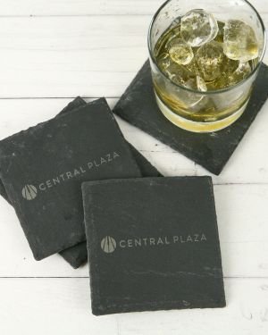Engraved Slate Coasters Promotional Corporate Gift