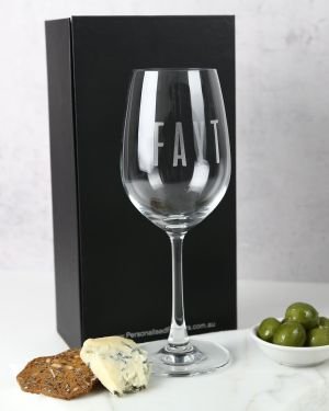 Engraved Corporate 360ml Wine Glass