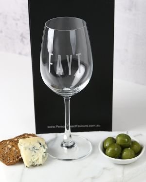 Engraved Corporate 360ml Wine Glass