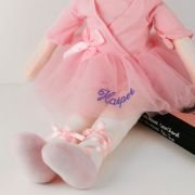 Embroidered Baby Pink Ballerina Doll