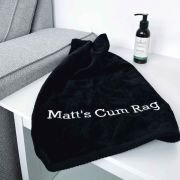 Embroidered Cum Rag Towel Inappropriate Gift