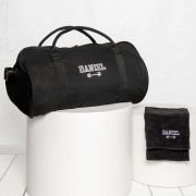 Embroidered Canvas Duffle Bag with Gym Towel