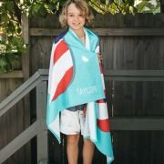 Embroidered Thong Kids Beach Towel