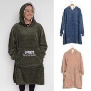 Embroidered Oversized Hangover Hoodie Blanket