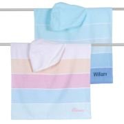 Embroidered Kids’ Hooded Beach Towel