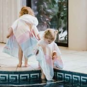 Embroidered Kids’ Hooded Beach Towel