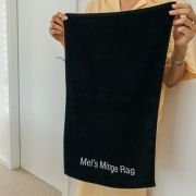Embroidered Minge Rag Towel Inappropriate Gift