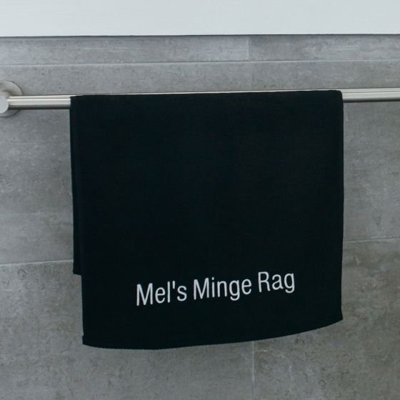Embroidered Minge Rag Towel Inappropriate Gift