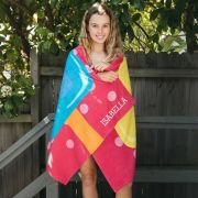 Embroidered Ice Block Kids Beach Towel