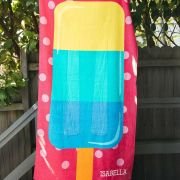Embroidered Ice Block Kids Beach Towel
