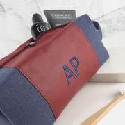 Embroidered Ruby Toiletries Bag
