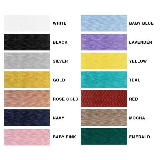 Embroidered Striped Cotton Terry Beach Towel
