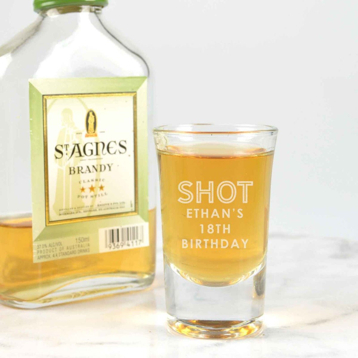 Engraved Premium Birthday Shot Glasses