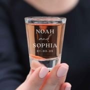 Engraved Classic Wedding Shot Glasses