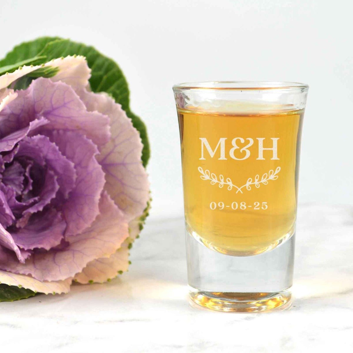 Engraved Premium Wedding Shot Glasses