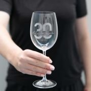 Birthday Milestone 360ml Wine Glass