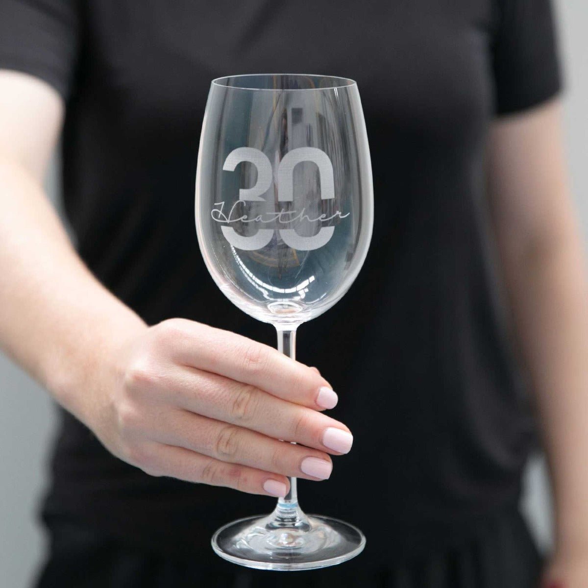Birthday Milestone 360ml Wine Glass