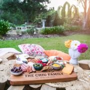 Engraved Deluxe Acacia Wood Rectangle 50cm Serving Board