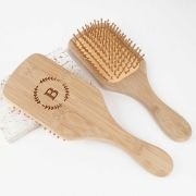 Engraved Bamboo Hair Brush