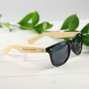 Engraved Bamboo Wooden Birthday Sunglasses