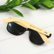 Engraved Bamboo Wooden Birthday Sunglasses