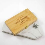 21 Piece Tool Set in Engraved Bamboo Case