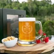 Engraved Bridal Party Beer Mug 500ml