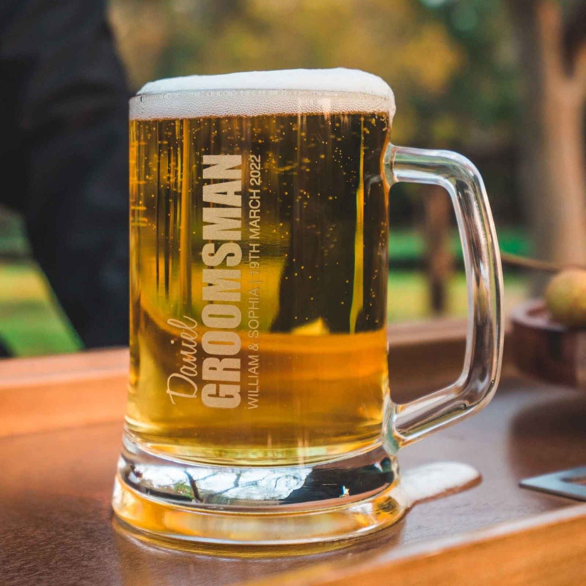 Bold Series Wedding 500ml Beer Mug