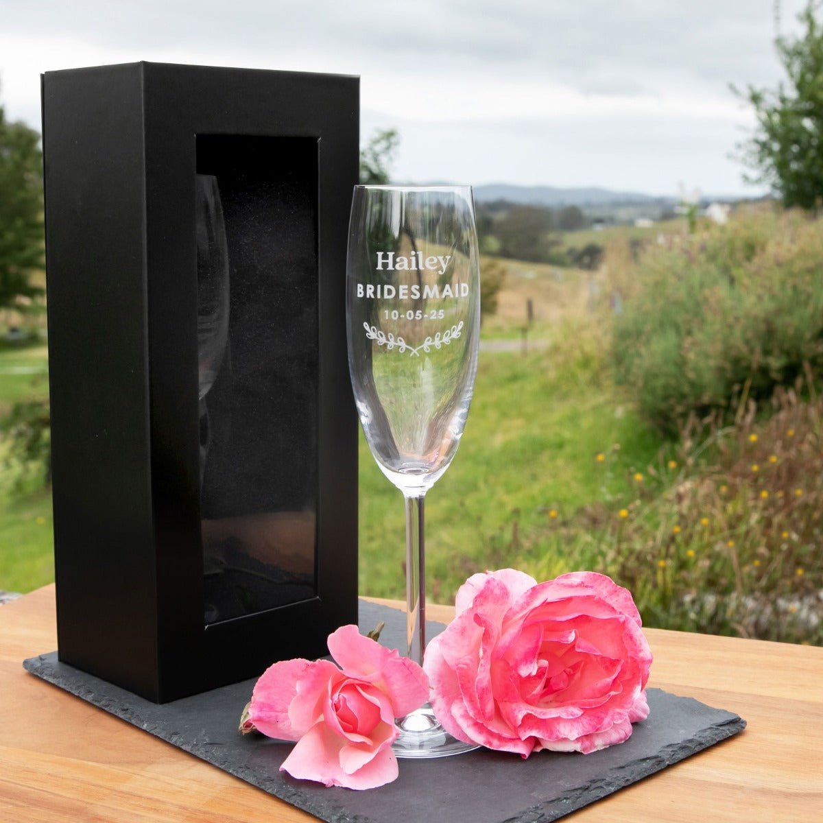 Will You Be My Bridesmaid Champagne Glass