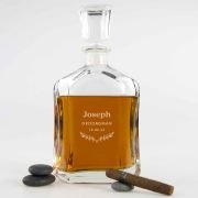 Groomsman Engraved Deluxe Whiskey Decanter