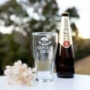 Engraved Captain 425ml Schooner Beer Glass