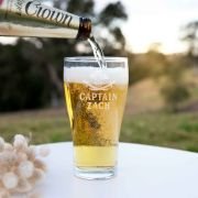 Engraved Captain 425ml Schooner Beer Glass