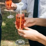 Engraved Wedding 175ml Champagne Glass