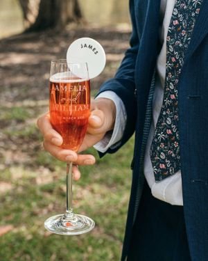 Engraved Wedding 175ml Champagne Glass